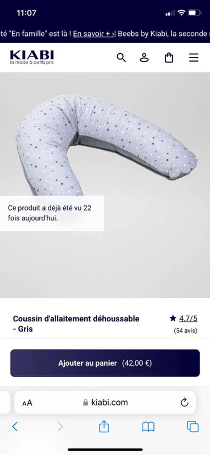 Coussin d’allaitement - photo numéro 3