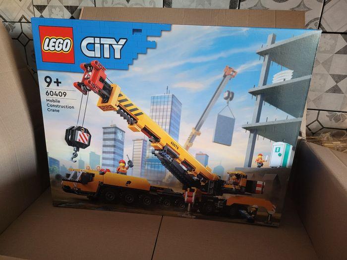 La grue de chantier mobile jaune lego city 60409 neuf scellé - photo numéro 3