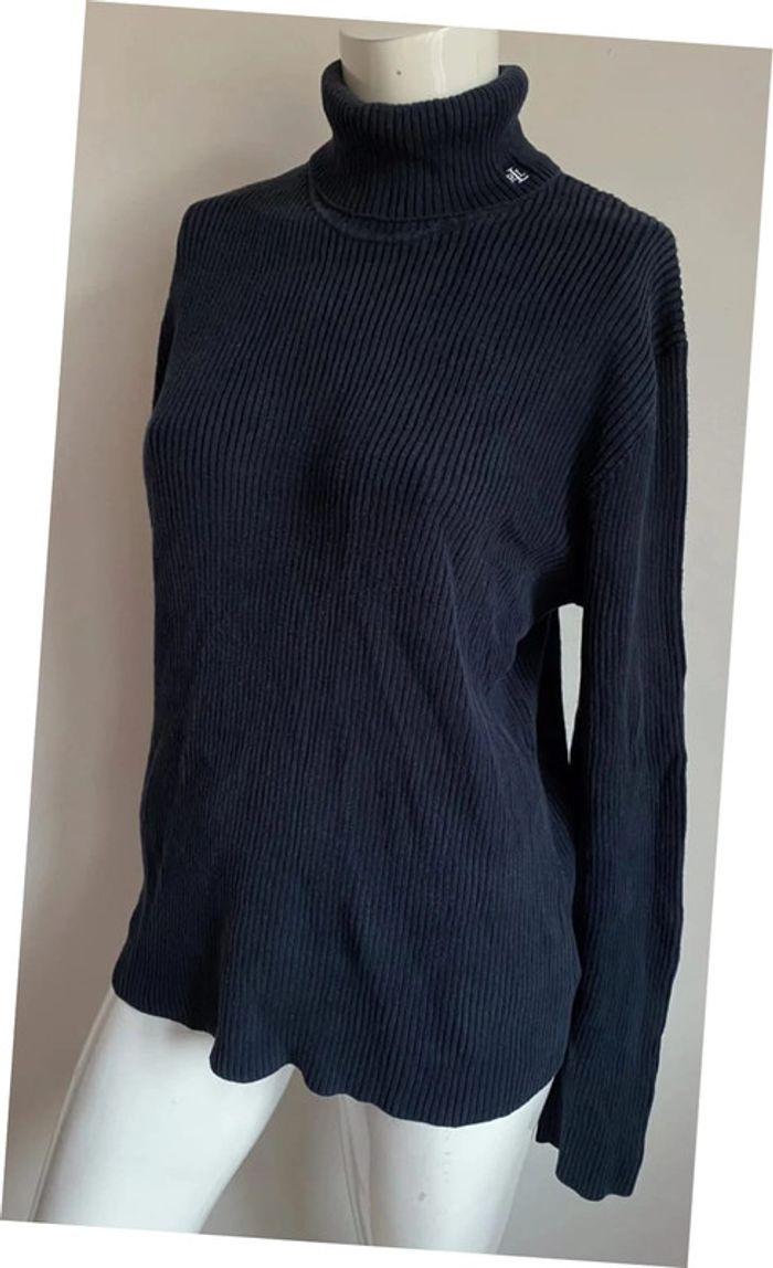 Sous pull chaud Ralph Lauren bleu taille XL - photo numéro 1