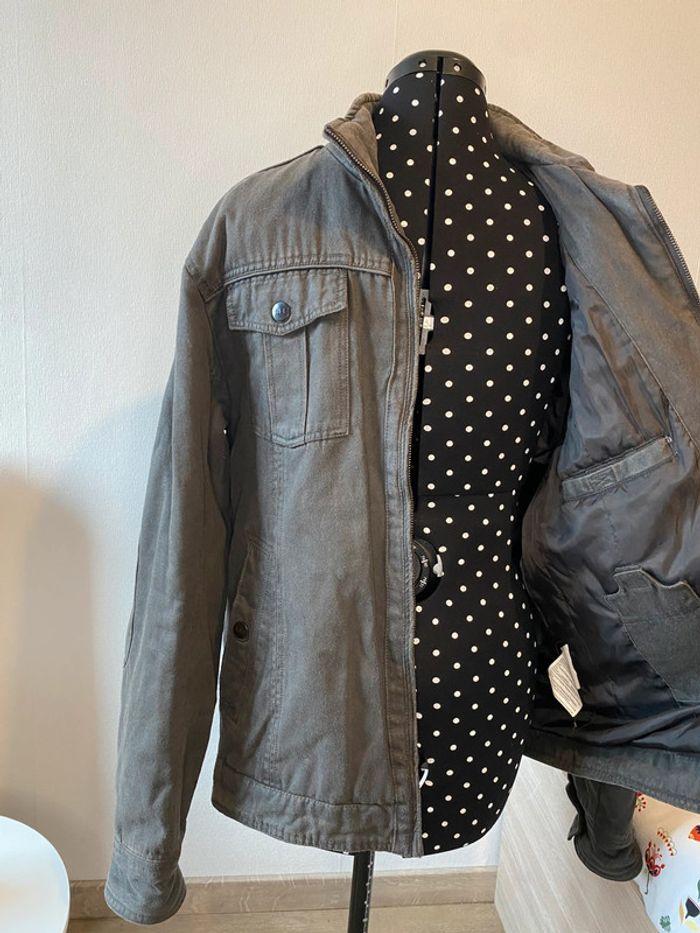 Veste harrington gris pour homme La Halle taille XL - photo numéro 4