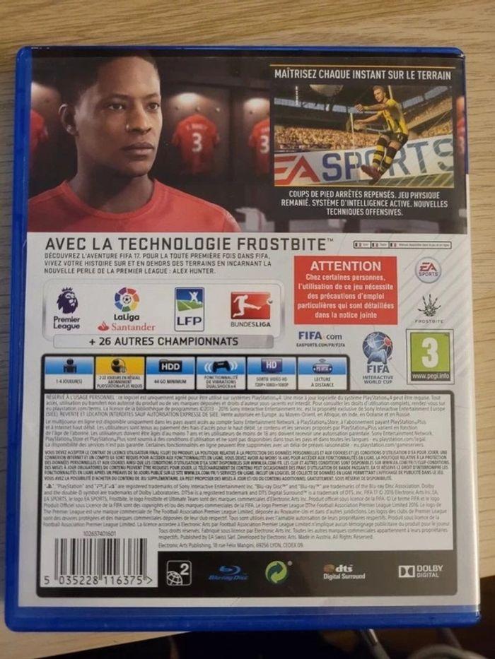 Jeu Ps4 Fifa - photo numéro 2