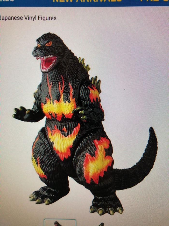 Godzilla vs Destroyah Sofubi Burning godzilla vinyl figure , roaring version - photo numéro 6