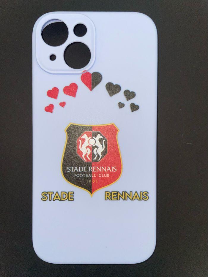 Coque iPhone 15 - Rennes ⚫️🔴- 5 coloris disponible - photo numéro 3