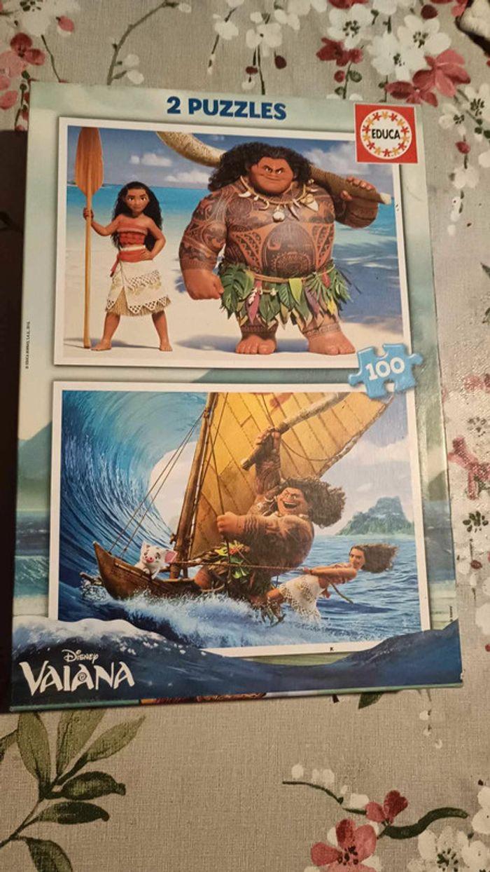 lot de 2 puzzle Disney Vaiana complet