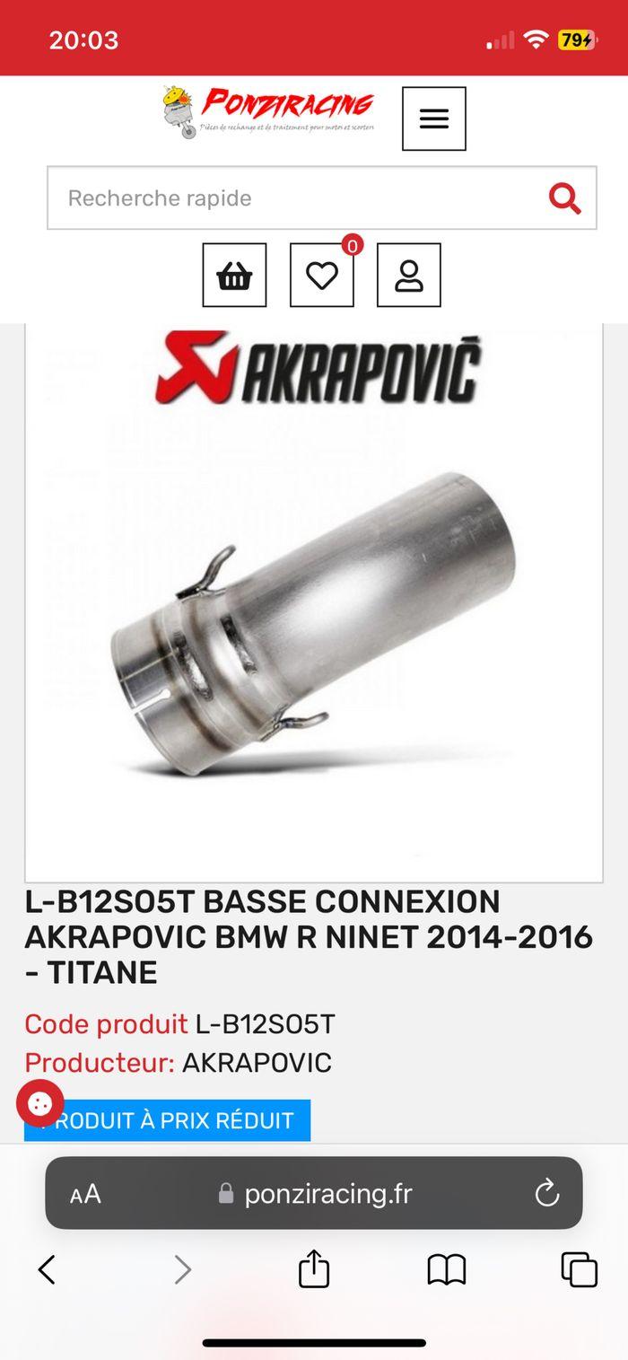 Tube adaptateur Akrapovic - photo numéro 4