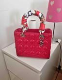 Sac Dior lady rouge