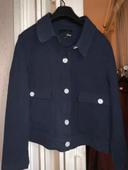 Veste courte bleue marine Etam T42