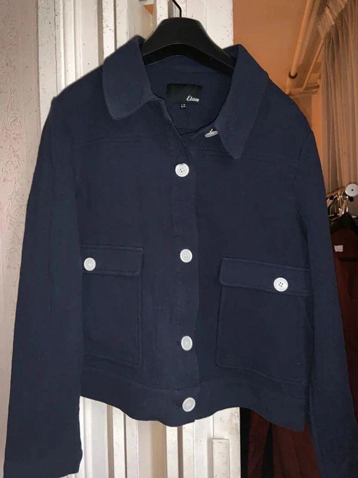 Veste courte bleue marine Etam T42 - photo numéro 1