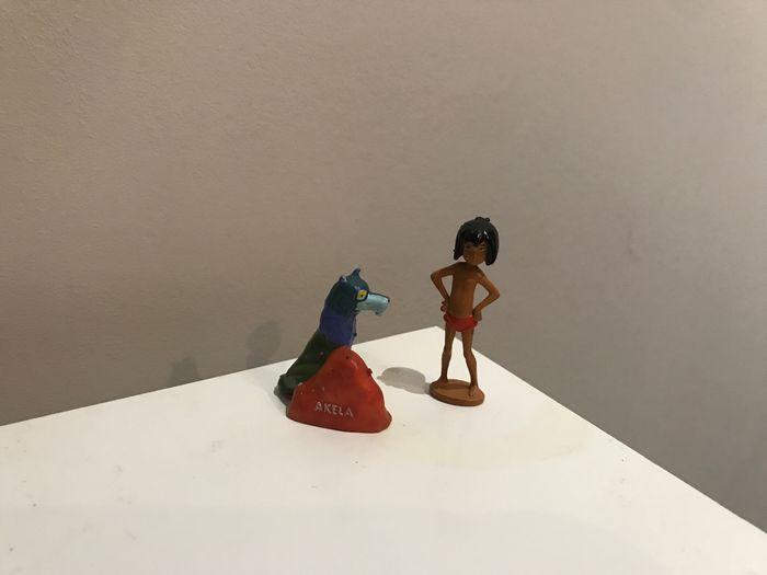 Figurine mini très rare loup akela - mowgli livre de la jungle disney