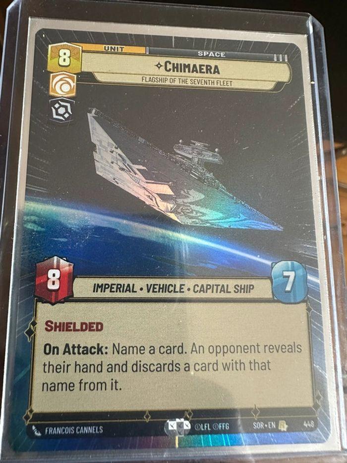 Chimaera HyperSpace FOIL Star Wars Unlimited - photo numéro 4