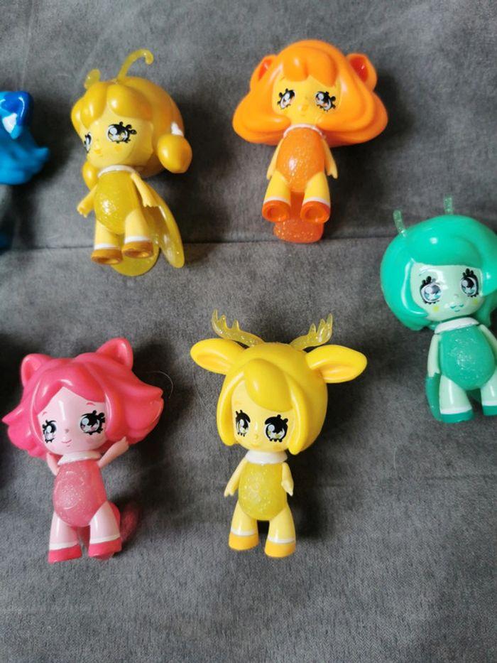 Lot de 10 glimmies rainbow friends - photo numéro 3