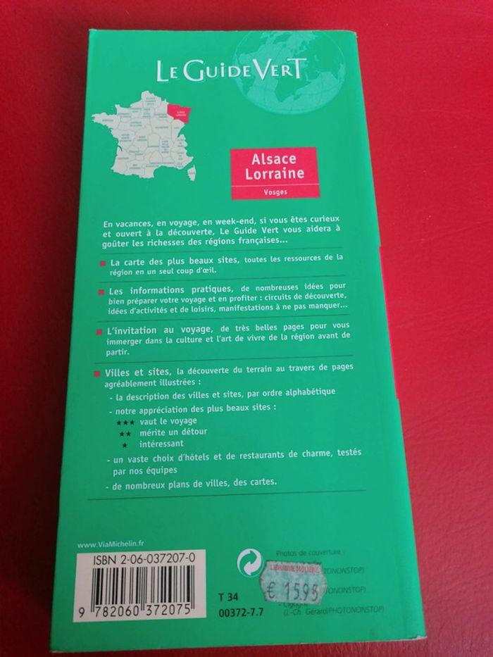 Livre "Le guide Vert Alsace Lorraine / Vosges" Michelin - photo numéro 2