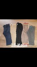 Lot pantalons 18 mois