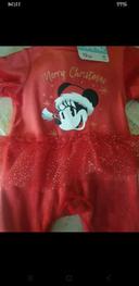 pyjama disney minnie noel naissance 50 cm