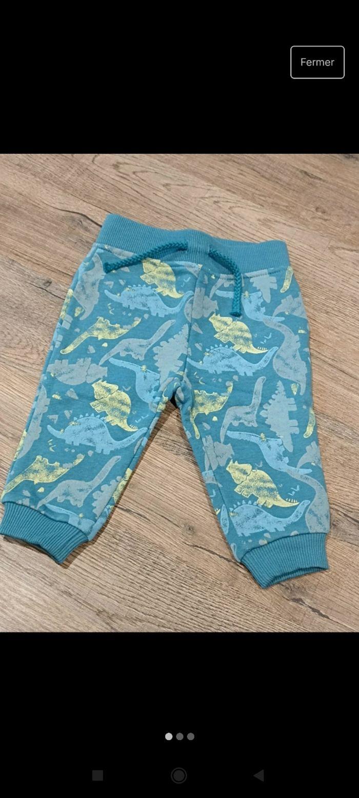 Pantalon bébé garçon 6 mois moltoné à l'intérieur - photo numéro 1