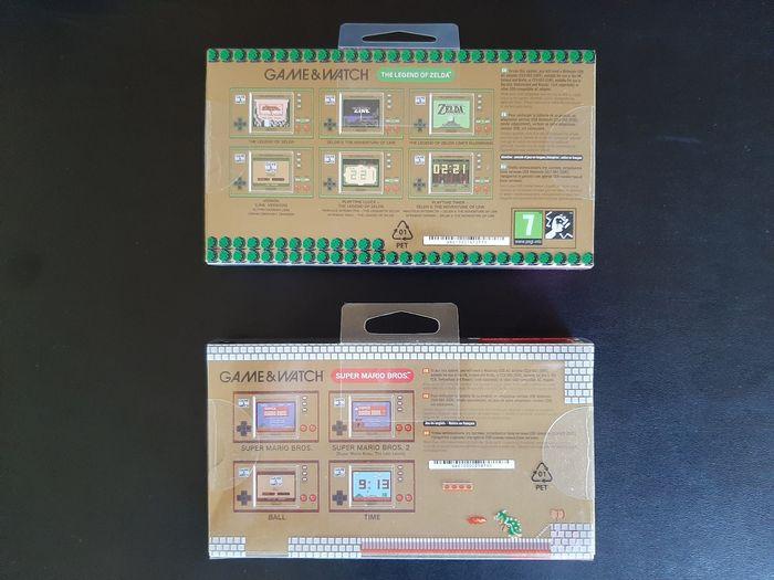 Lot de 2 consoles Nintendo Game  & Watch / "Legend of Zelda " et "Super Mario bros" - photo numéro 2