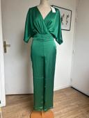 Combinaison verte Camaïeu en taille 34, neuf , tenue chic, mariage et soirée