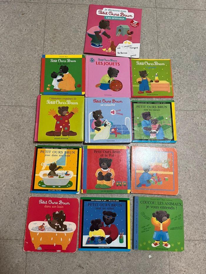 Lot de 13 livres de petits ours bruns - photo numéro 1