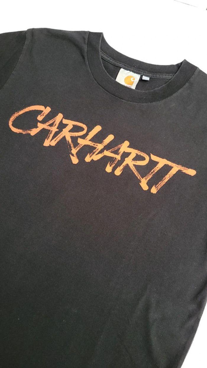 T-shirt Carhartt noir taille XS en excellent état - photo numéro 2