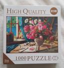 Puzzle pink rose 1000 pieces neuf