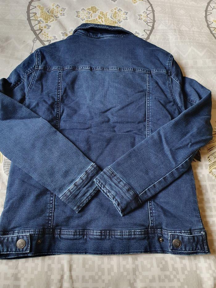 Veste en jean fourrée de taille 12ans - photo numéro 3