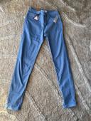 Pantalon femme bleu