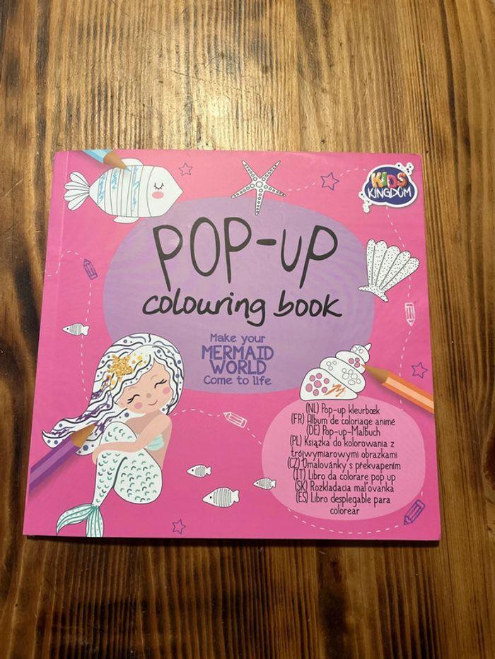 Pop up coloring book livre coloriage