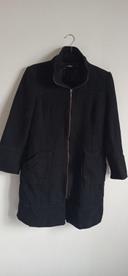 Manteau long noir Etam