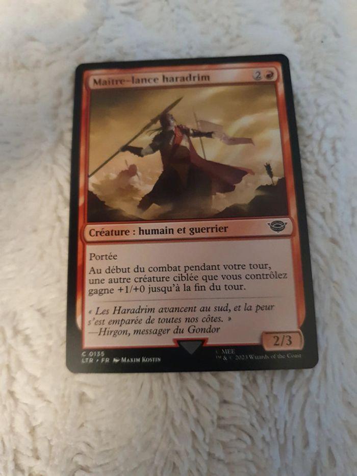 Carte magic maître lance haradrim