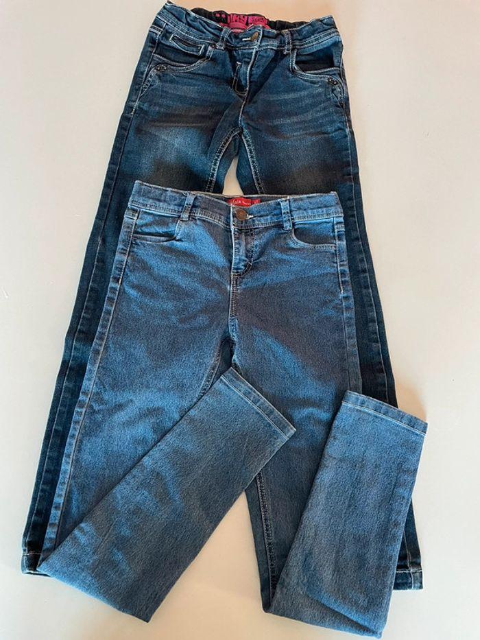 Lot de 2 jeans skinny nky 10 ans fille - photo numéro 1