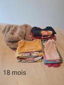 Lot vêtements fille 18 mois