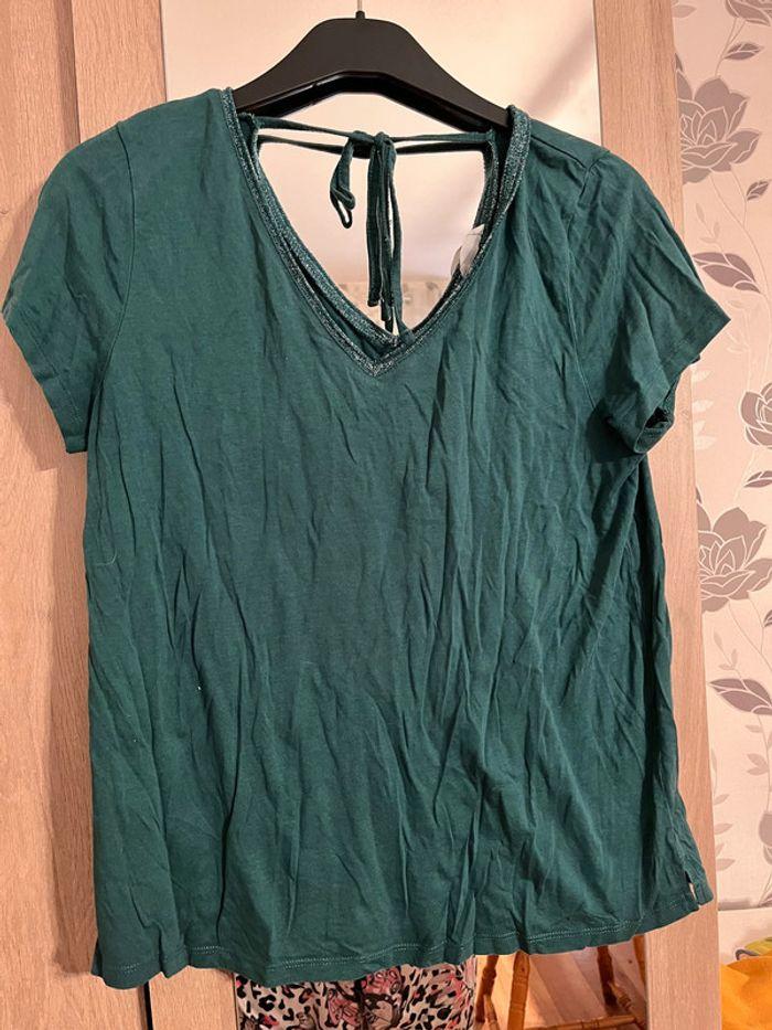 Tee-shirt femme vert