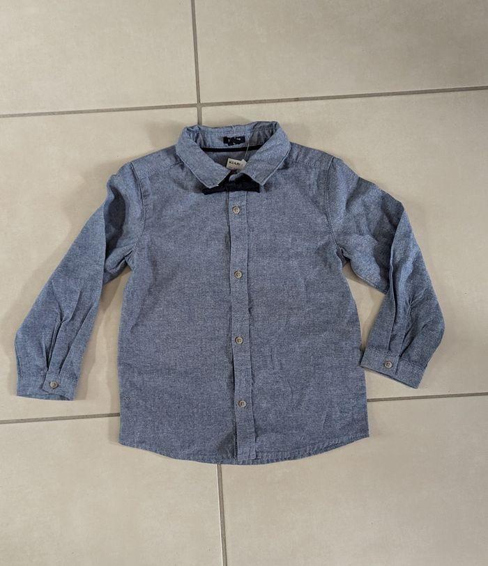 Chemise et nœud papillon taille 3 ans - photo numéro 1