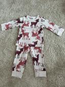 Pyjama 2 pièces 1-2m/56cm