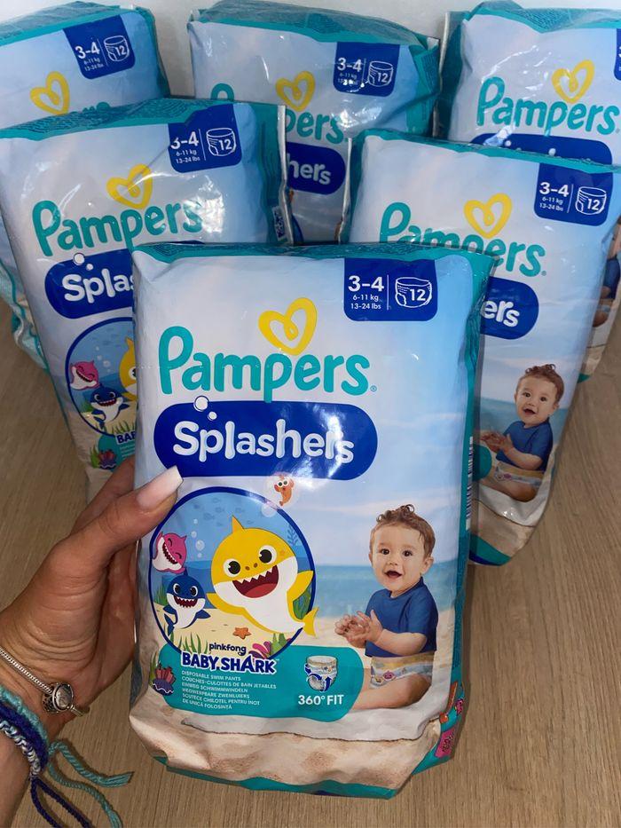 Lot de 6 paquets Pampers Splashers - photo numéro 1