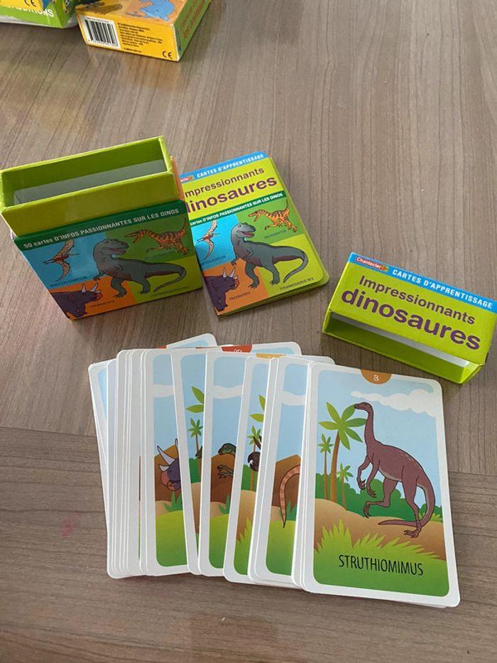 Cartes d’apprentissage impressionnants dinosaures - photo numéro 2