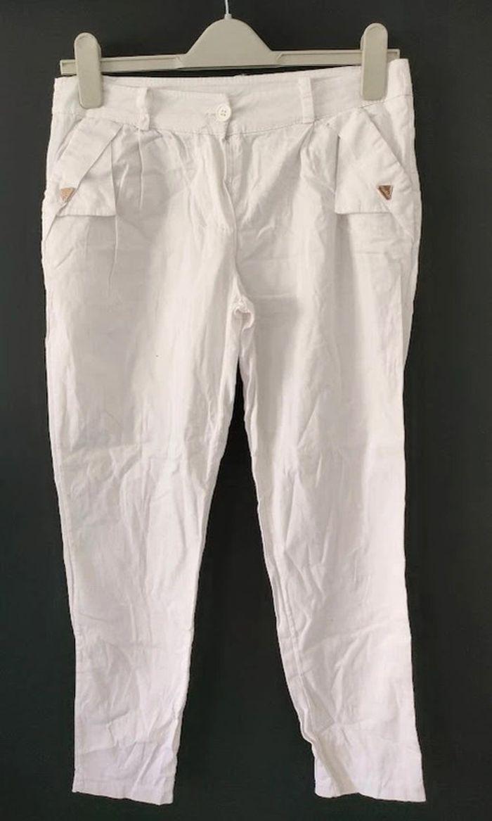 Pantalon été / blanc /  L