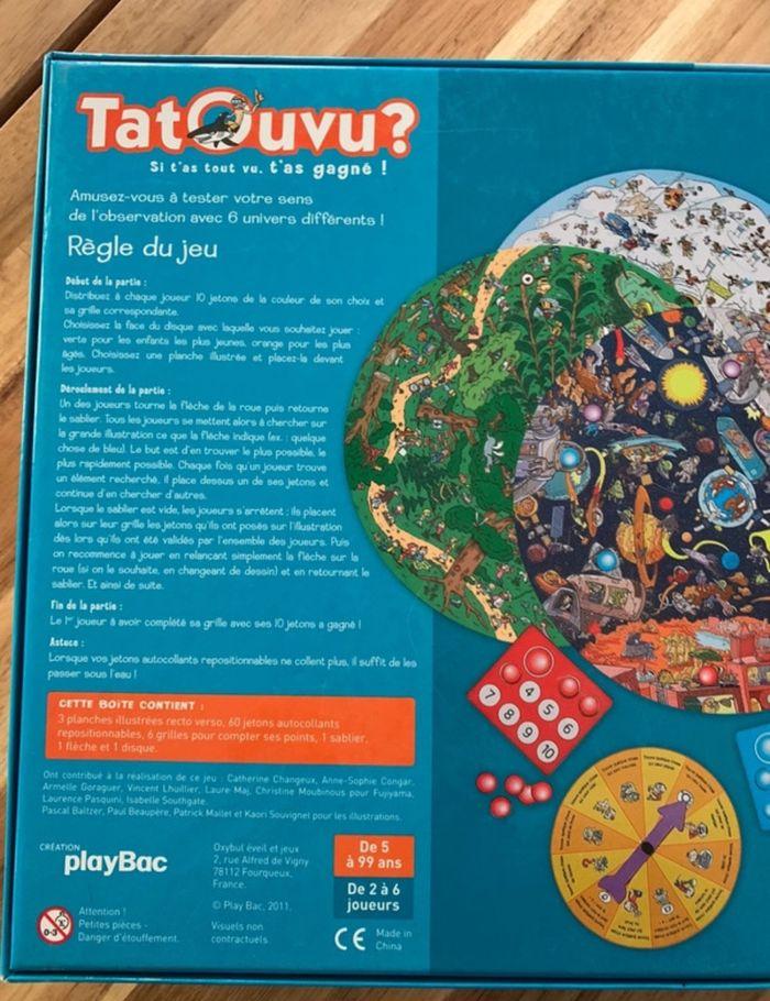 Jeu de société Tatouvu? Oxybul Éveil & jeux - photo numéro 2