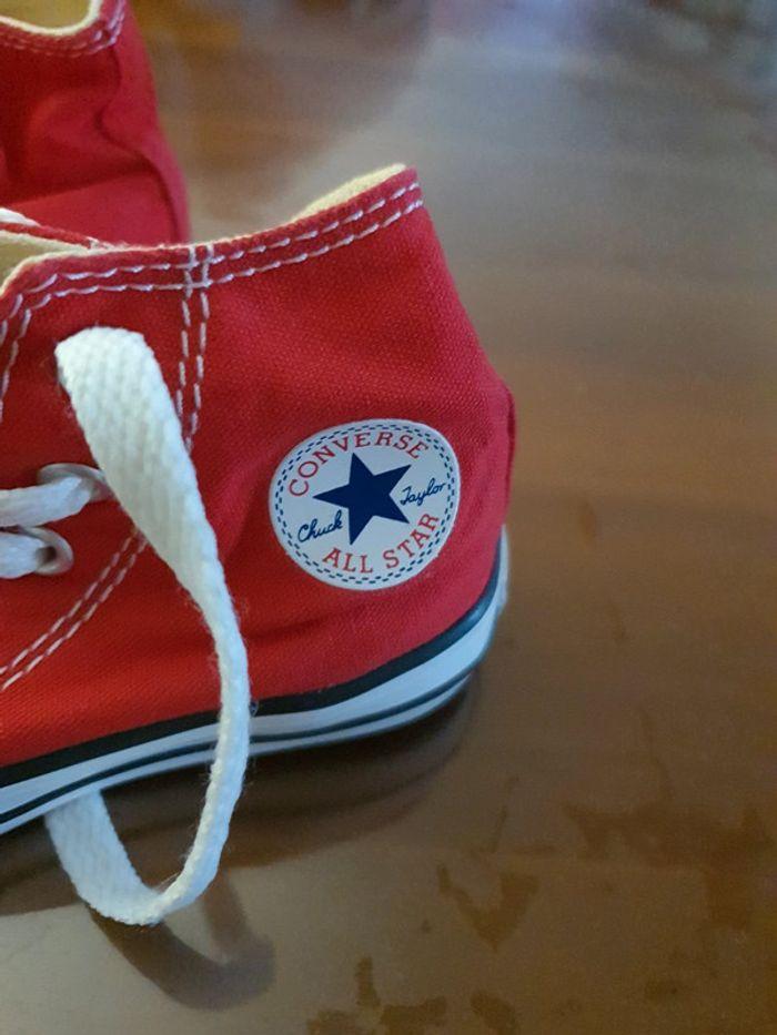 Converse enfant bébé rouge taille 21 - photo numéro 2