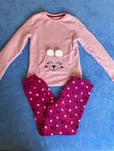 Pyjama 2 pièces fille chaud 11/12 ans