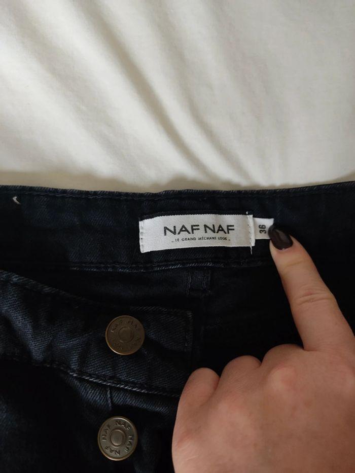 Jean noir bootcut • Naf Naf • 36 - photo numéro 3