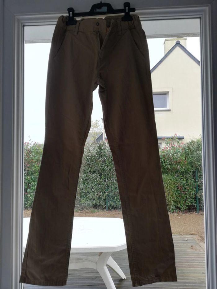 Pantalon ville marron 12 ans - photo numéro 3