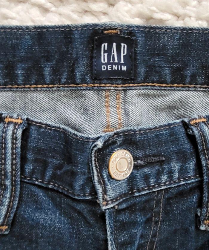 Jean droit bleu foncé Gap Taille 42 - photo numéro 4