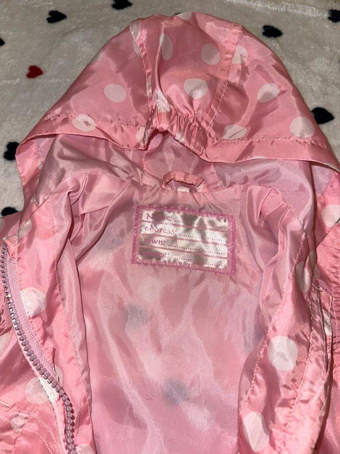 Veste de pluie rose fille 6mois - photo numéro 3