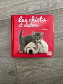 Livre enfant animaux à toucher les chiots et les chatons