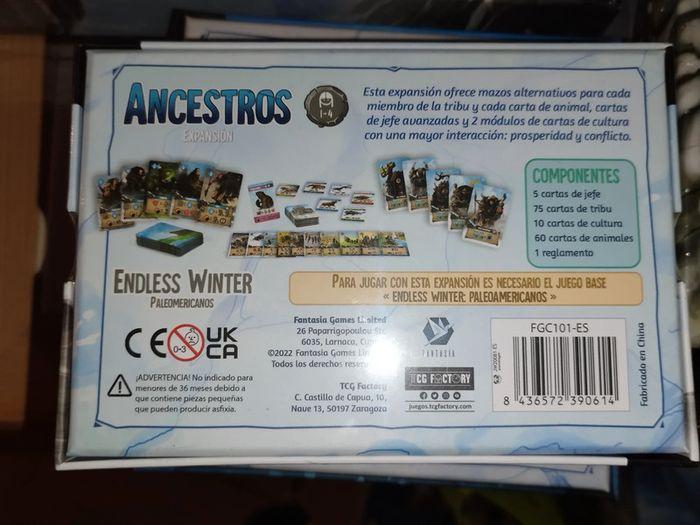 Endless winter Paleoamericanos Spanish Expansion Ancestros Boardgame extension - photo numéro 2