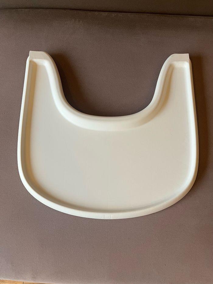 Plateau stokke tray pour chaise haute tripp trapp blanc 🤍 - photo numéro 1