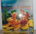 Livre 40 Recettes 40sources. De Bonheur