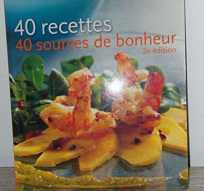 Livre 40 Recettes 40sources. De Bonheur - photo numéro 1