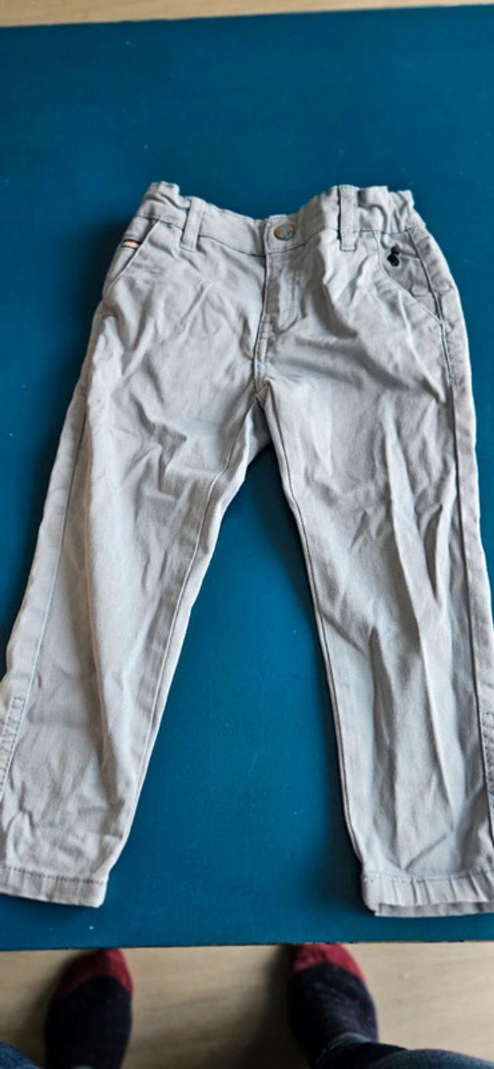 Pantalon chino bleu - photo numéro 1